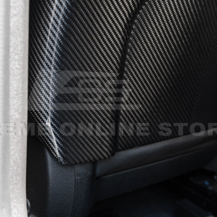 2009-15 Cadillac CTS V Dry CARBON FIBER Seat Back Cover