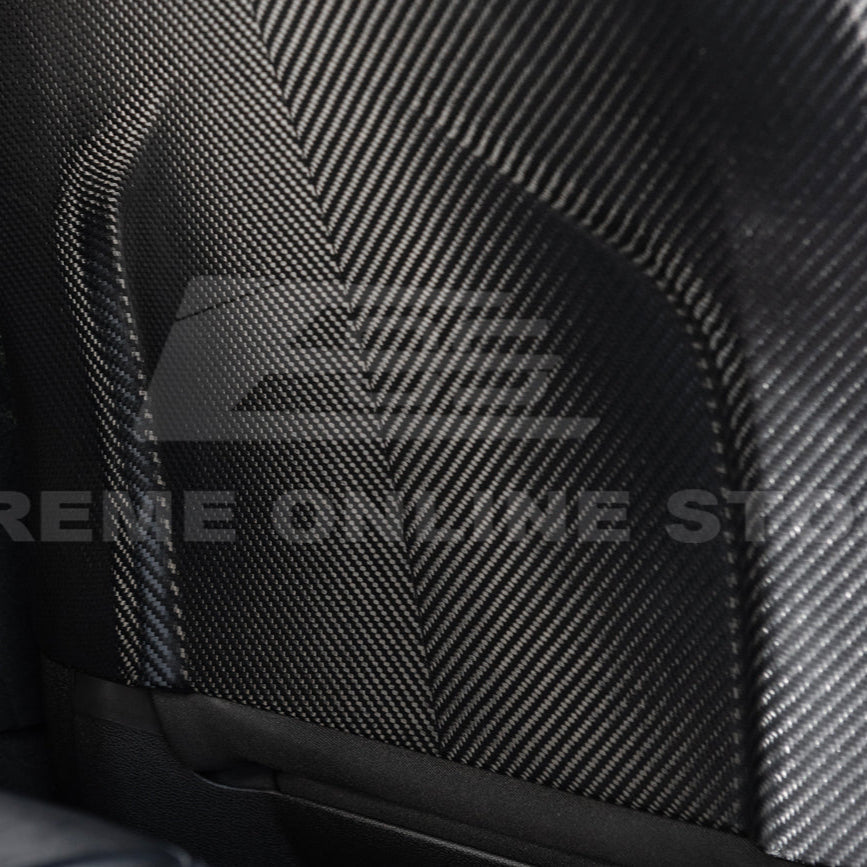 2009-15 Cadillac CTS V Dry CARBON FIBER Seat Back Cover