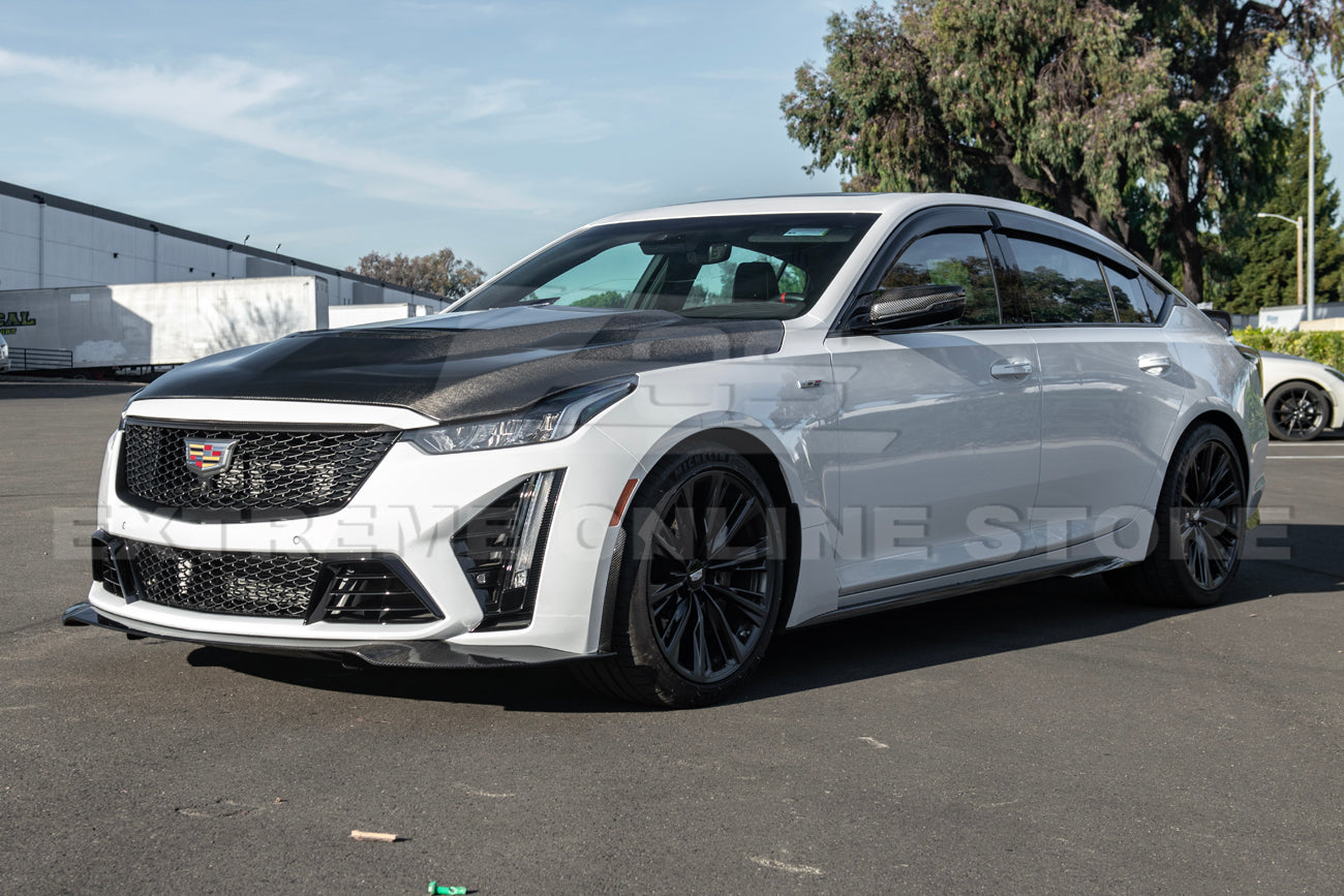 2022-24 Cadillac CT5-V Blackwing Sedan Front Lip Splitter