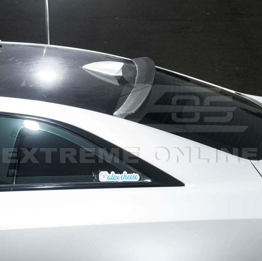 2013-19 Cadillac ATS ATS-V Coupe Carbon Fiber Rear Roof Top Window Spoiler