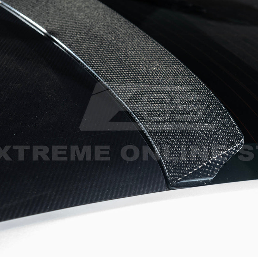 2013-19 Cadillac ATS ATS-V Coupe Carbon Fiber Rear Roof Top Window Spoiler