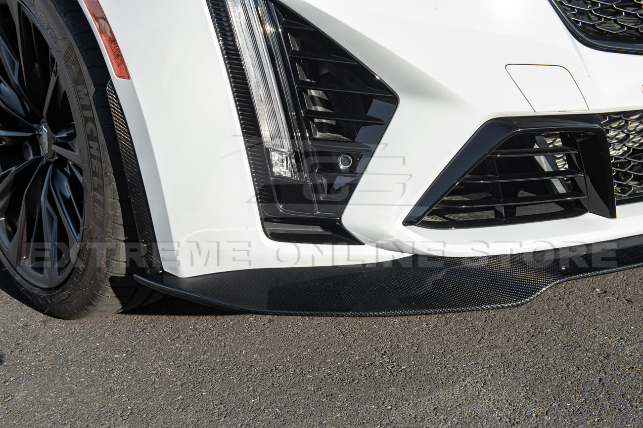 2022-24 Cadillac CT5-V Blackwing Sedan Front Lip Splitter