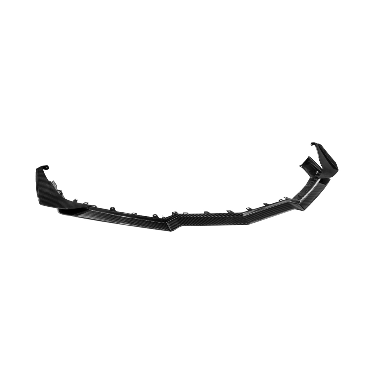 Corvette C8 Z06 | Z07 DRY Carbon Fiber Front Splitter & No Drill Canards