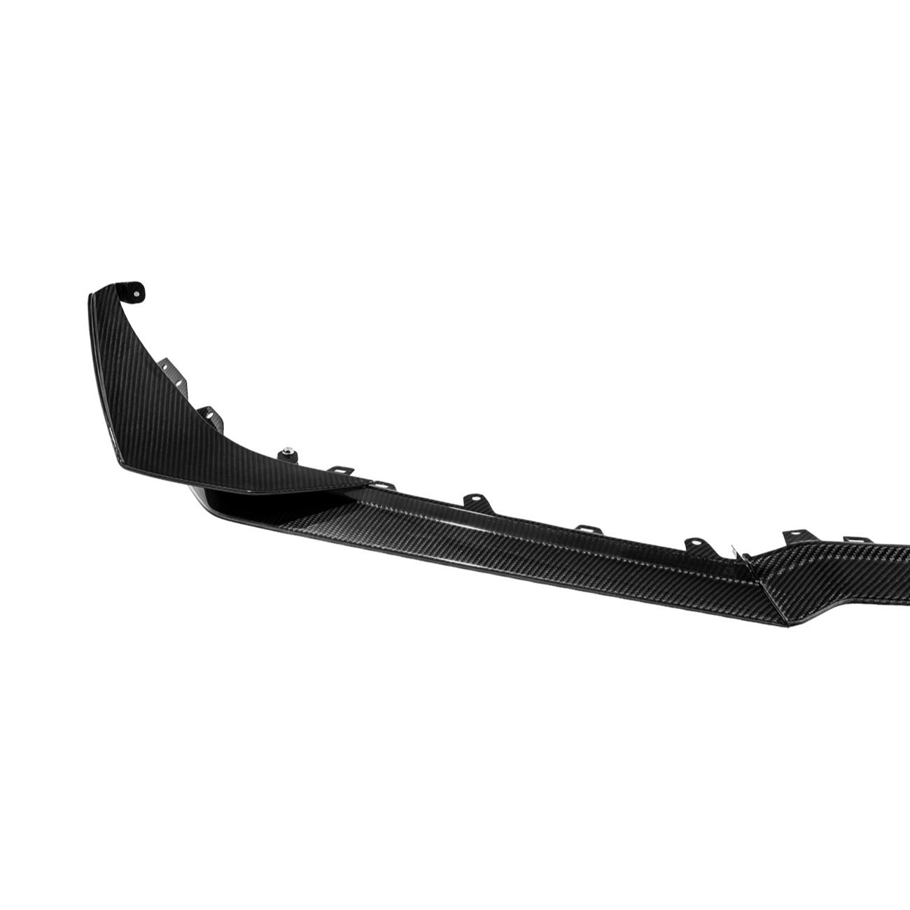 Corvette C8 Z06 | Z07 DRY Carbon Fiber Front Splitter & No Drill Canards