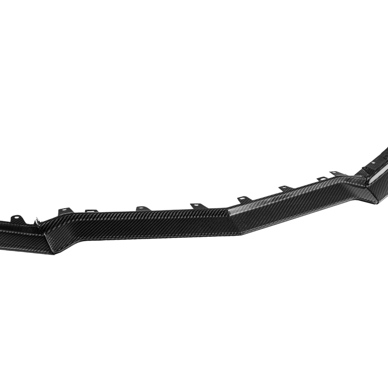 Corvette C8 Z06 | Z07 DRY Carbon Fiber Front Splitter & No Drill Canards