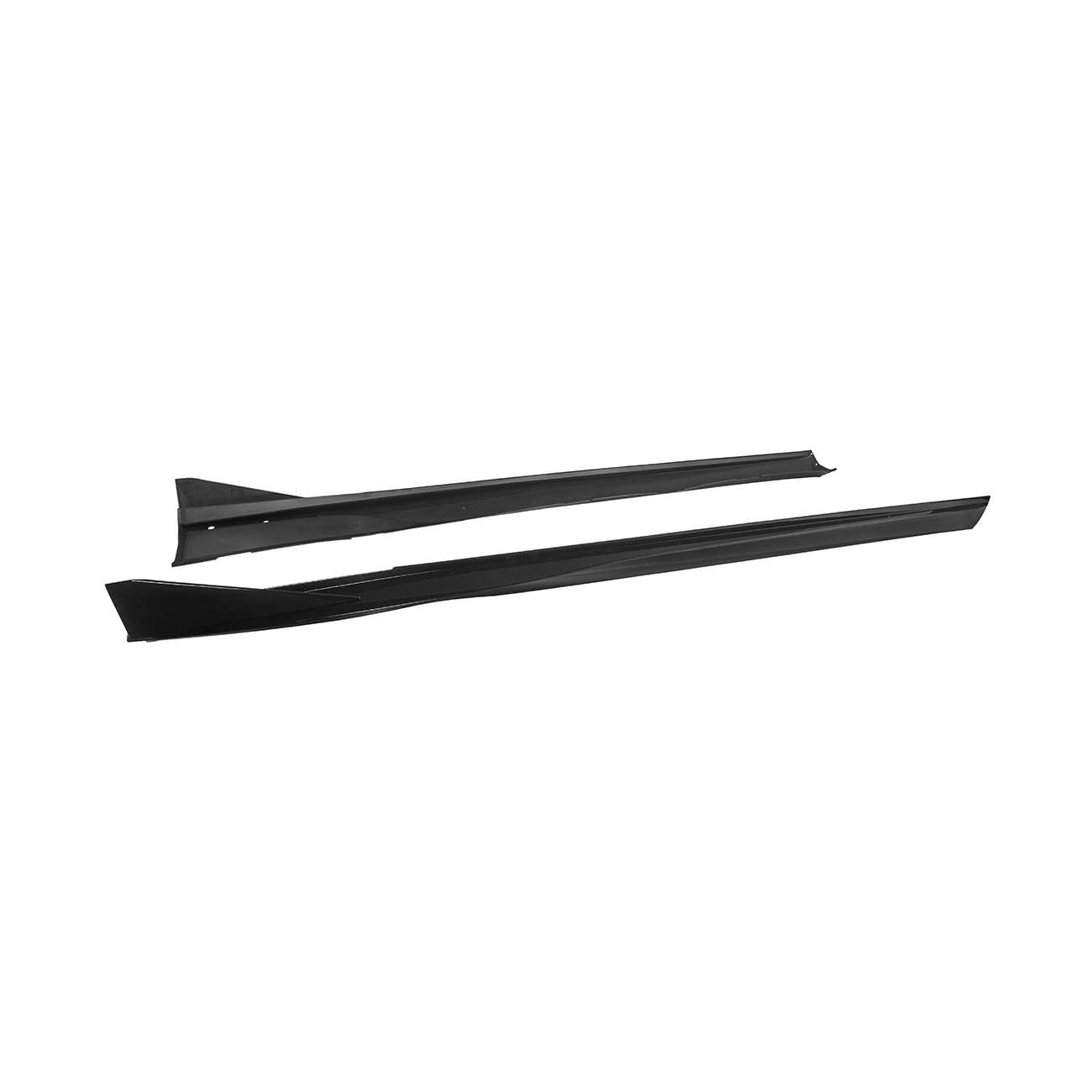 2010-2015 Camaro LT LS SS Performance Track GLOSSY BLACK Side Skirts Rocker Panel