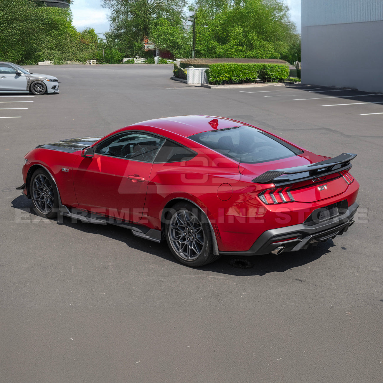 2024+ Ford Mustang DRY CARBON FIBER Fender Flares & Mud Flap