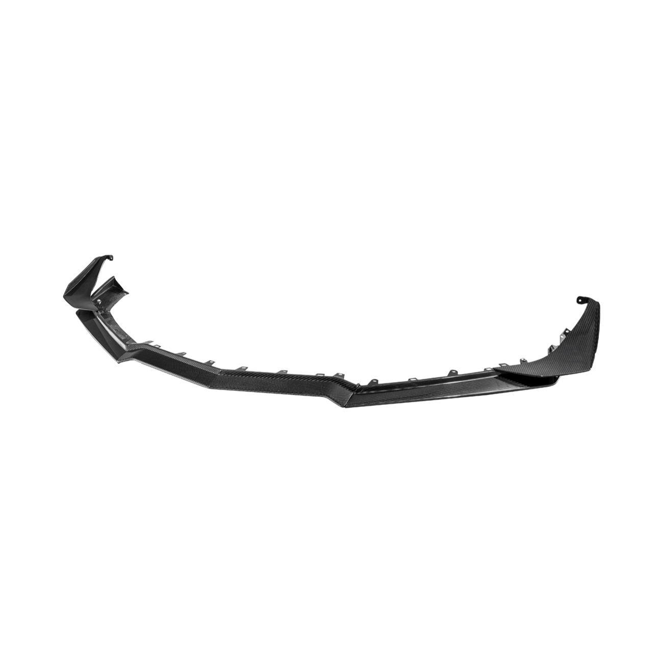 Corvette C8 Z06 | Z07 DRY Carbon Fiber Front Splitter & No Drill Canards
