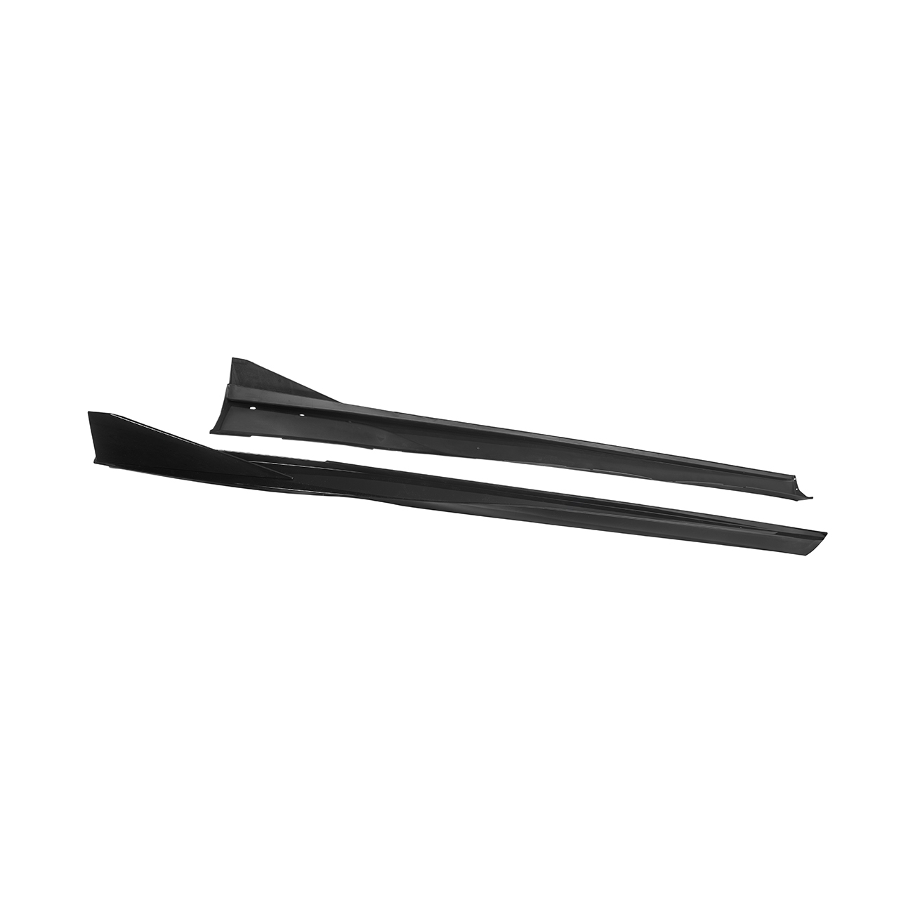 2010-2015 Camaro LT LS SS Performance Track GLOSSY BLACK Side Skirts Rocker Panel