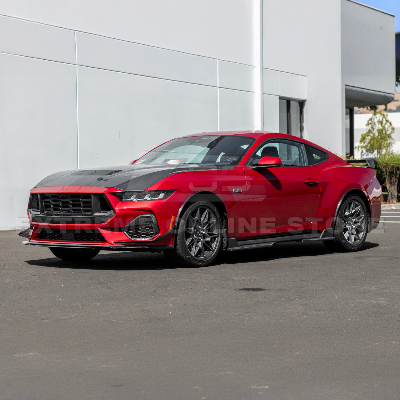 2024+ Ford Mustang DRY CARBON FIBER Fender Flares & Mud Flap