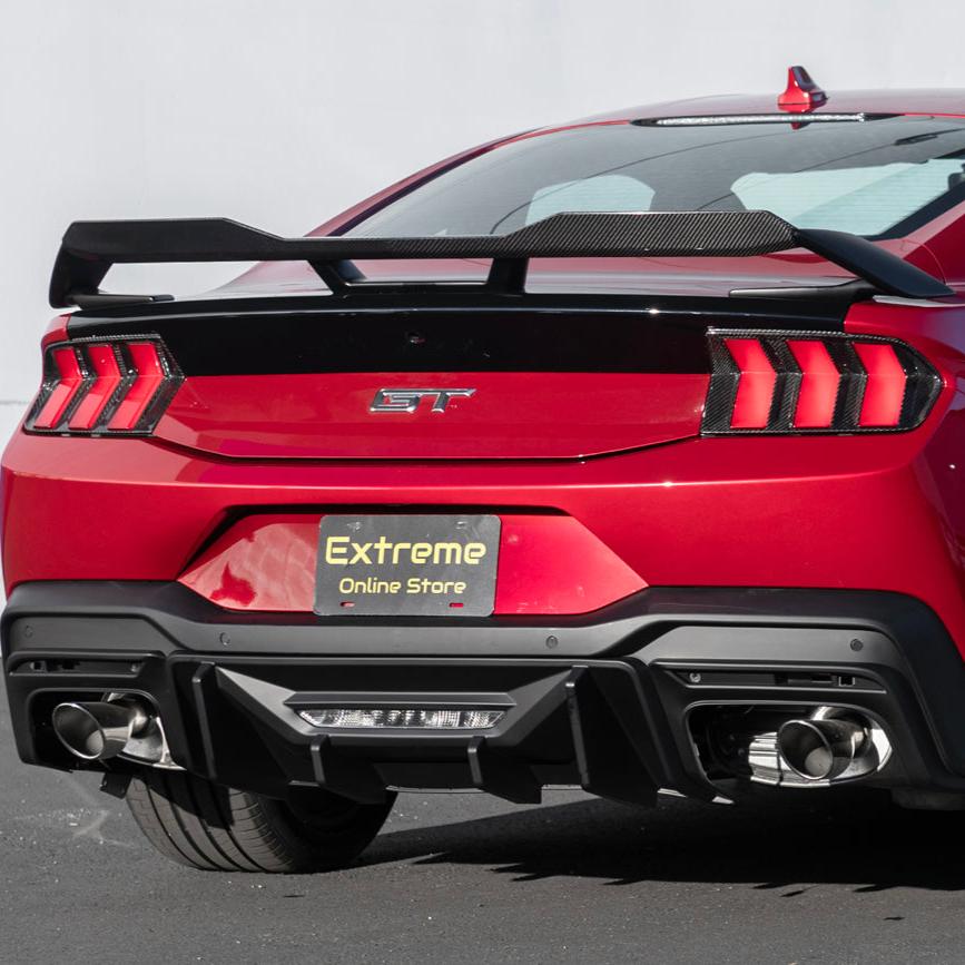 2024+ Ford Mustang Rear Bumper Diffuser Dual Tips