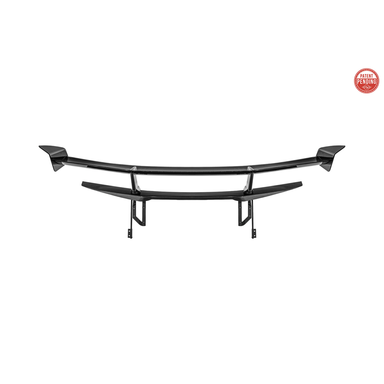 Corvette C8 ZR1 Style DRY CARBON FIBER Rear High Wing Spoiler Bracket