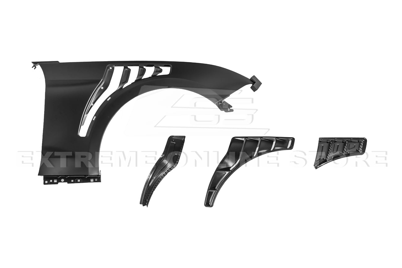 2018-23 Ford Mustang GT500 KR Style Front Side Vented Fenders