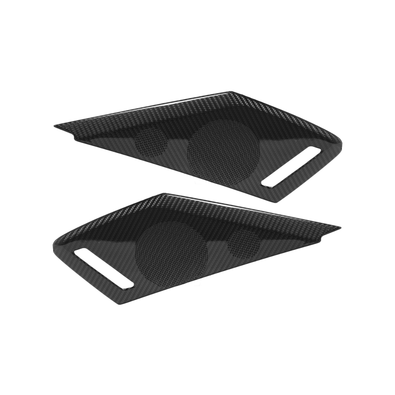 Corvette C8 DRY CARBON FIBER Door Speaker Cover