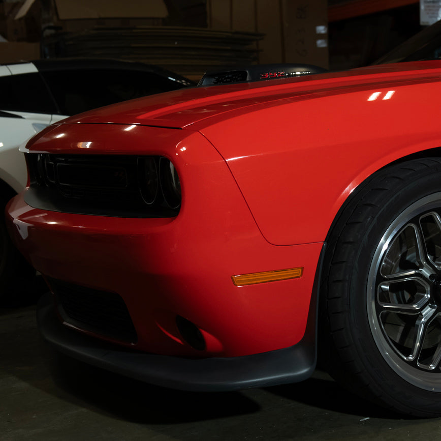 2015-23 Dodge Challenger | Front Bumper Amber LED Reflector Side Marker Light