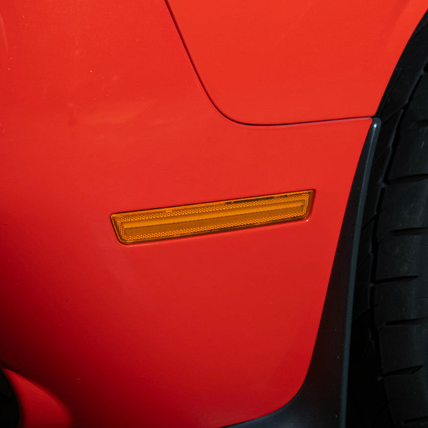 2015-23 Dodge Challenger | Front Bumper Amber LED Reflector Side Marker Light