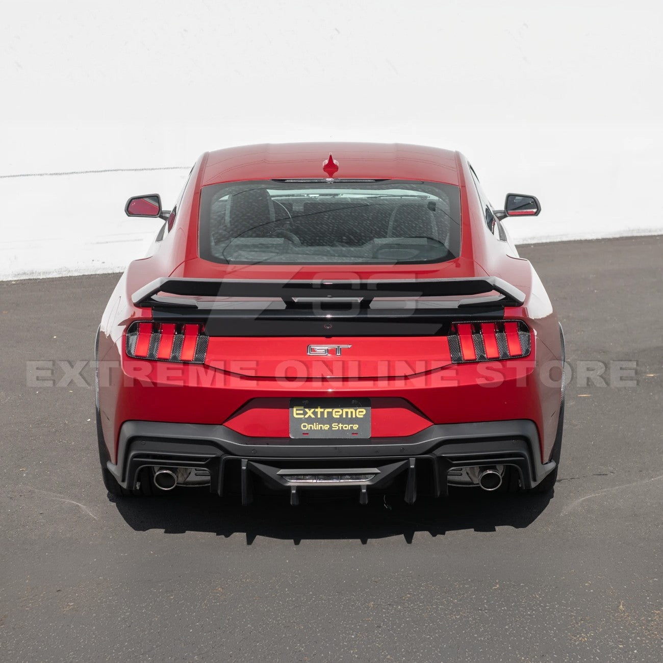 2024-Up Ford Mustang Rear Trunk Wing Wickerbill Spoiler