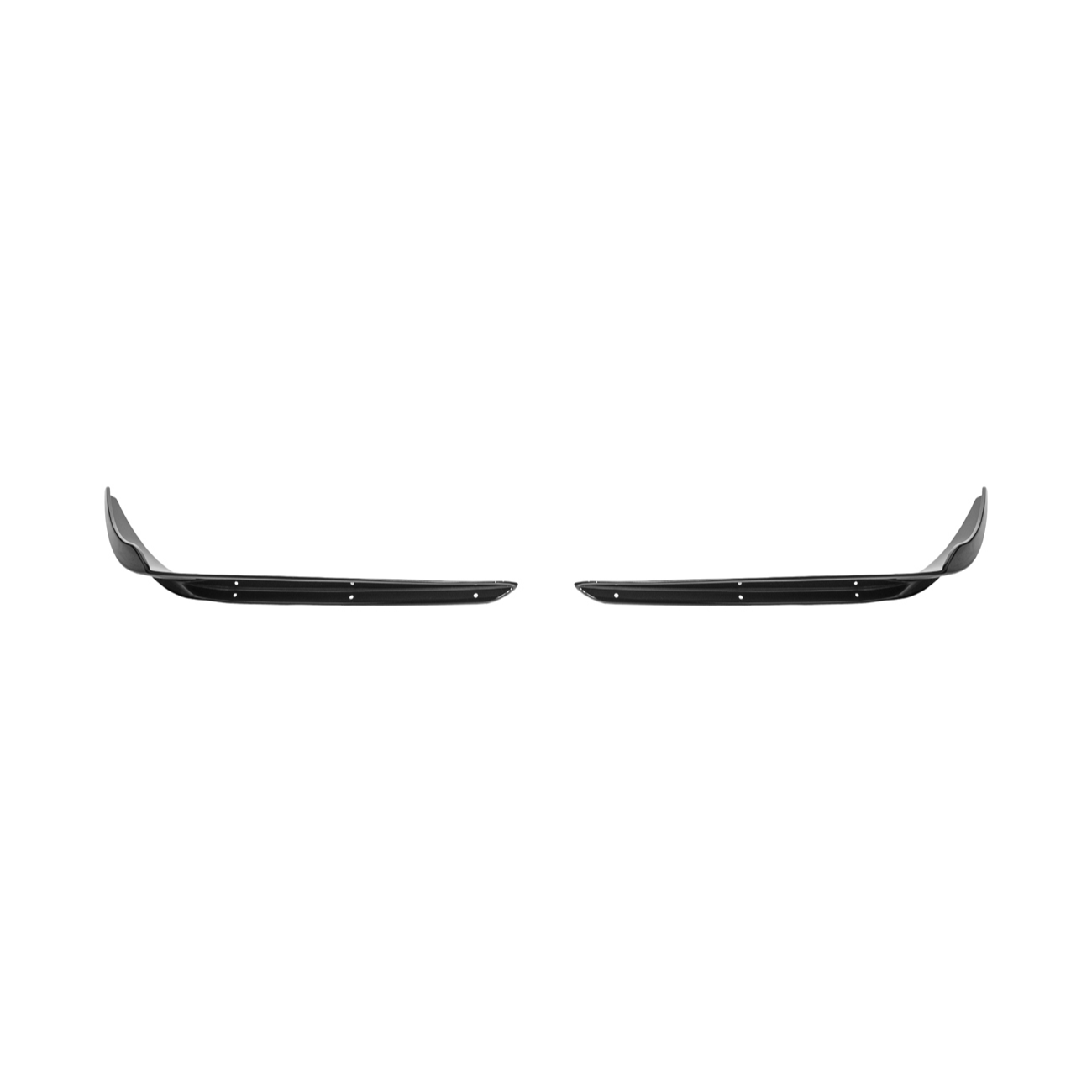 2024+ Ford Mustang GT DRY CARBON FIBER Front Splitter Canards