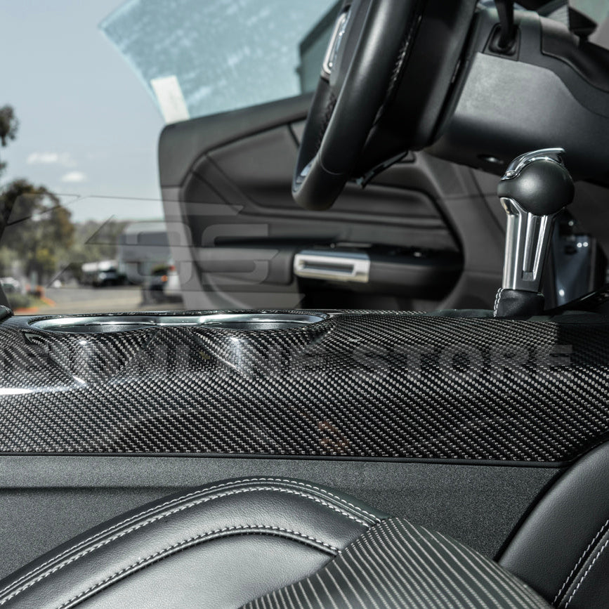 2024-Up Ford Mustang DRY CARBON FIBER All Inclusive Center Console Cover