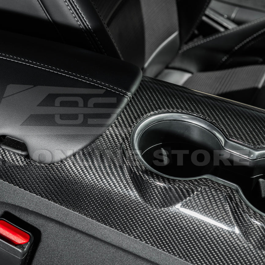 2024-Up Ford Mustang DRY CARBON FIBER All Inclusive Center Console Cover