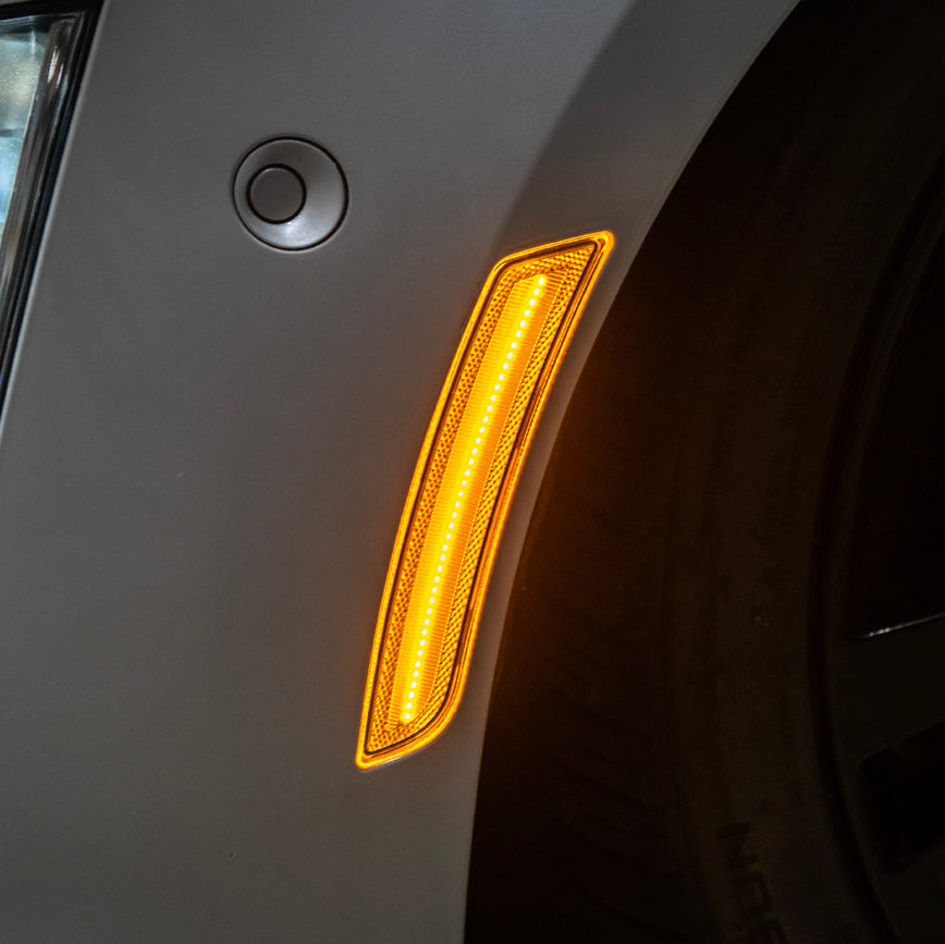 2014-19 Cadillac ATS & CTS | Front Bumper Amber LED Side Marker Lights