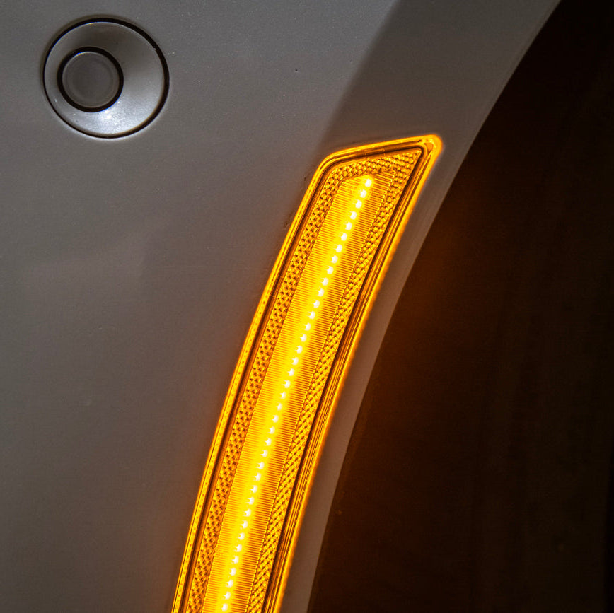 2014-19 Cadillac ATS & CTS | Front Bumper Amber LED Side Marker Lights