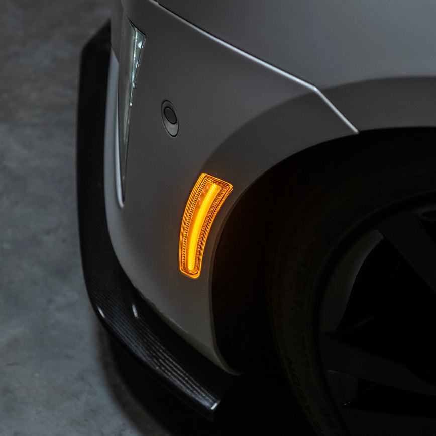 2014-19 Cadillac ATS & CTS | Front Bumper Amber LED Side Marker Lights