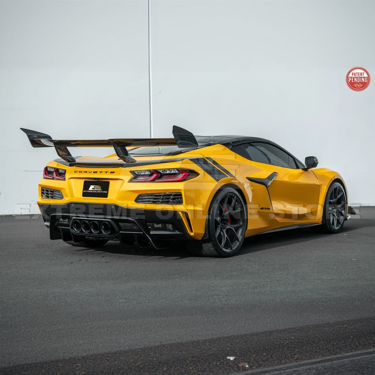 ZR1 Package Corvette C8 Z06 / E-Ray DRY CARBON FIBER Rear Spoiler