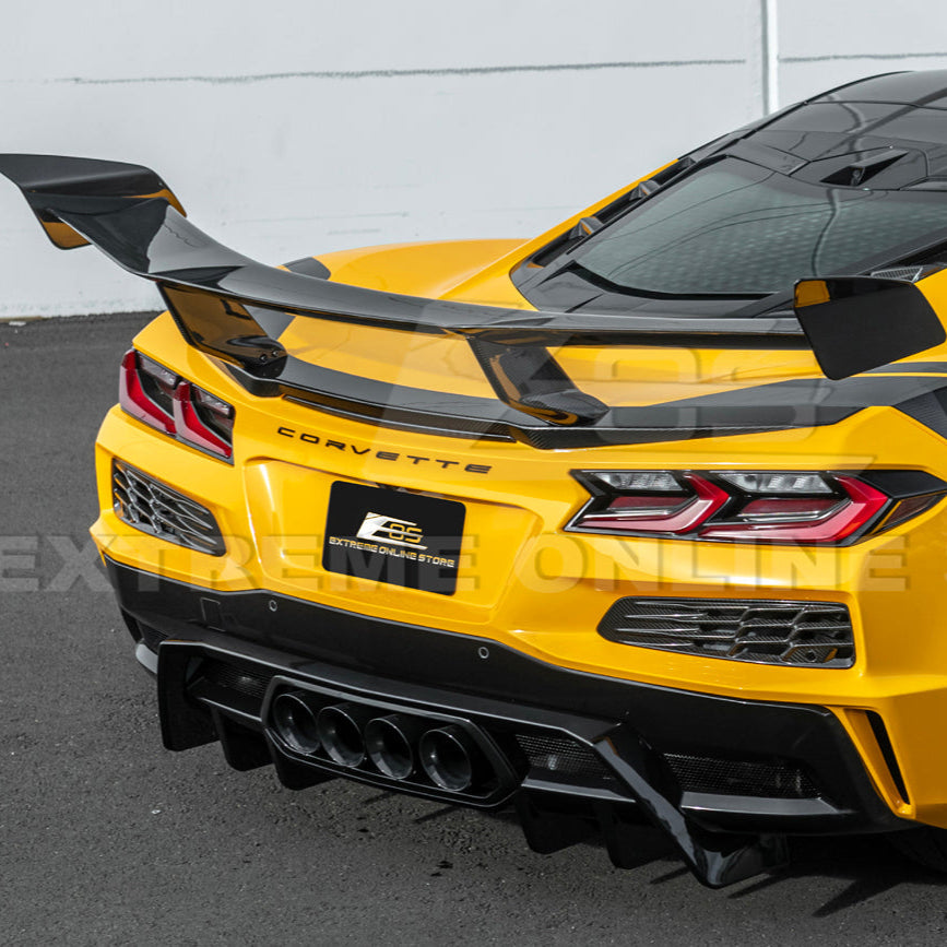 ZR1 Package Corvette C8 Z06 / E-Ray DRY CARBON FIBER Rear Spoiler