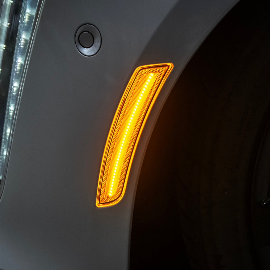 2014-19 Cadillac ATS & CTS | Front Bumper Amber LED Side Marker Lights
