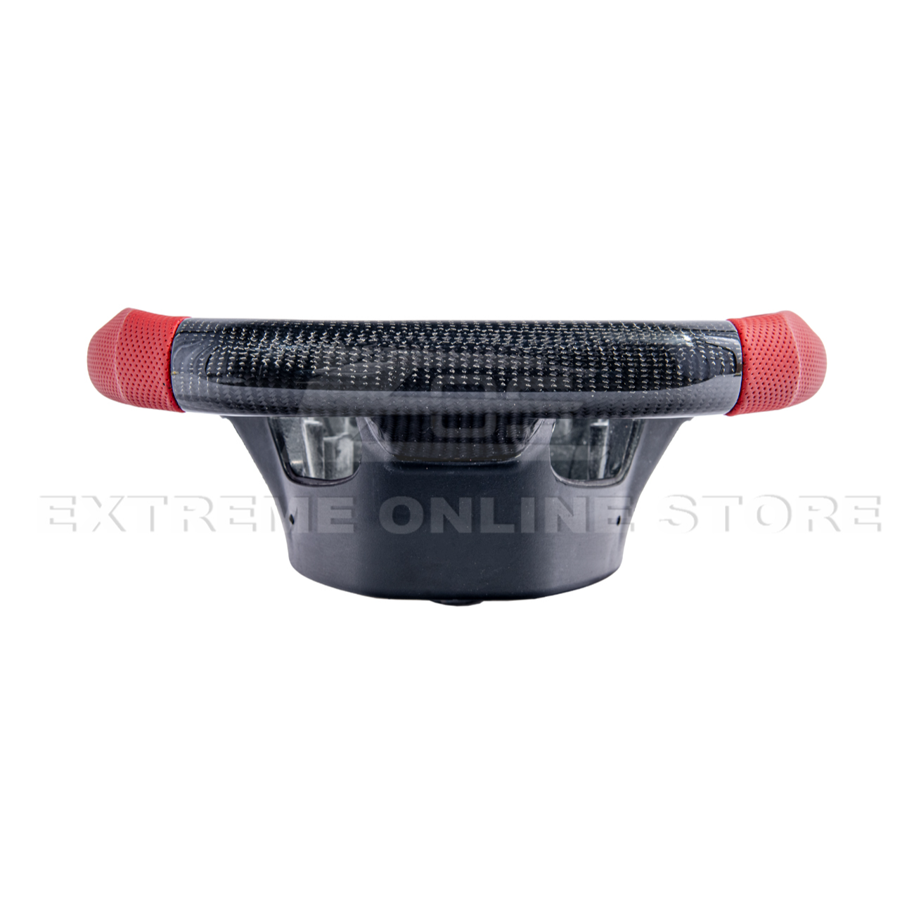 Chevrolet Corvette C7 Red Leather Red Stitching Carbon Fiber Steering Wheel