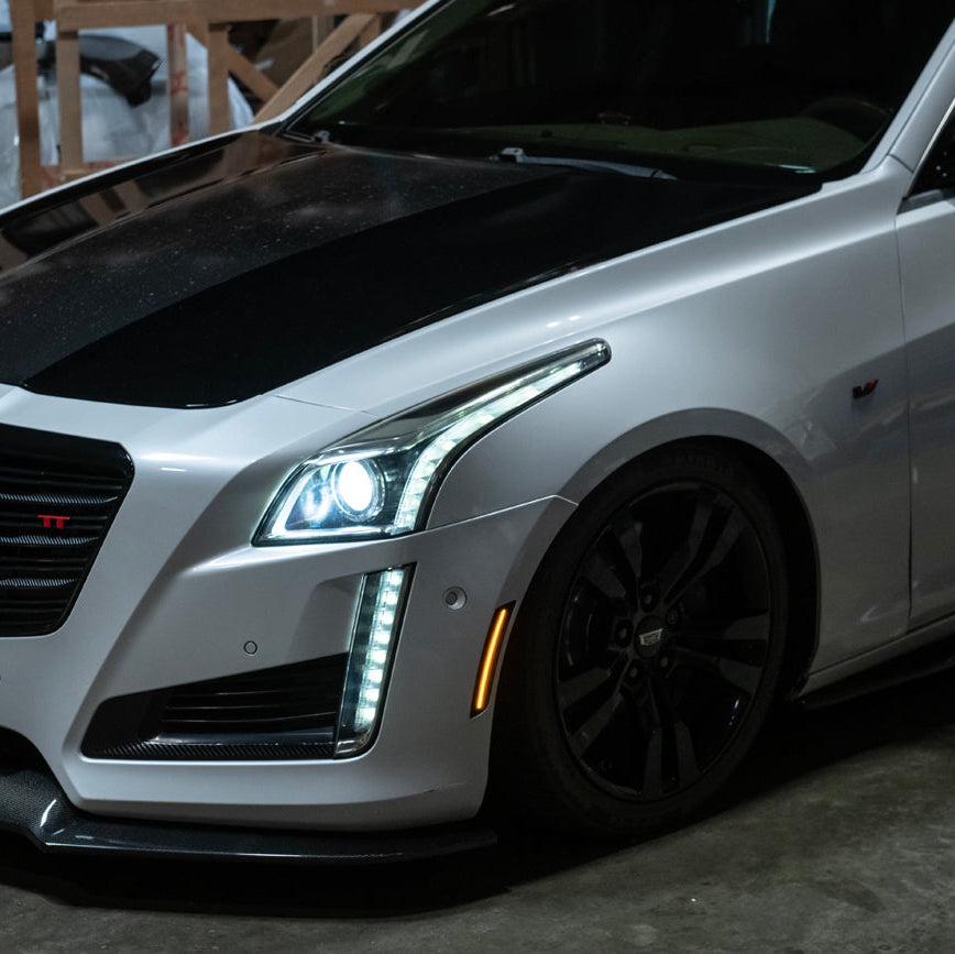 2014-19 Cadillac ATS & CTS | Front Bumper Amber LED Side Marker Lights