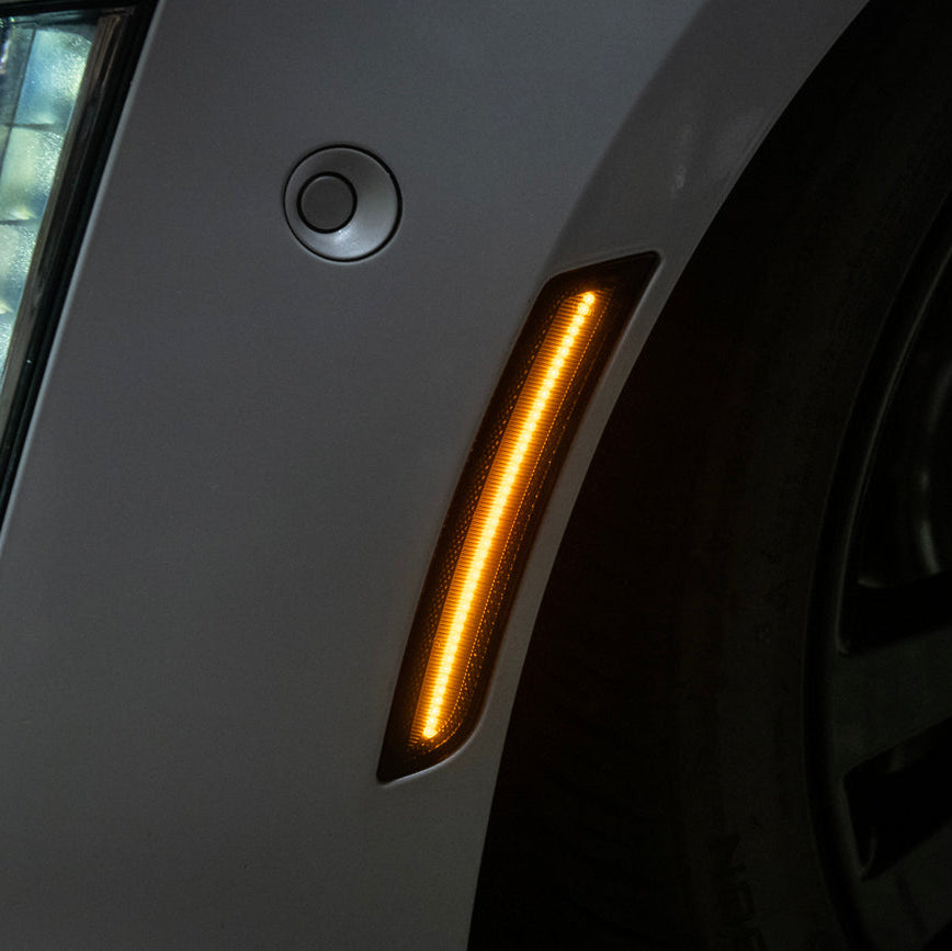 2014-19 Cadillac ATS & CTS | Front Bumper Amber LED Side Marker Lights