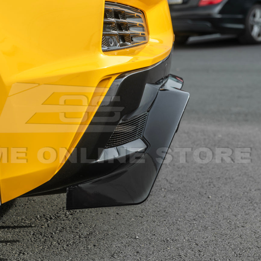 2023-Up Corvette C8 Z06 Rear Bumper Finned Diffuser