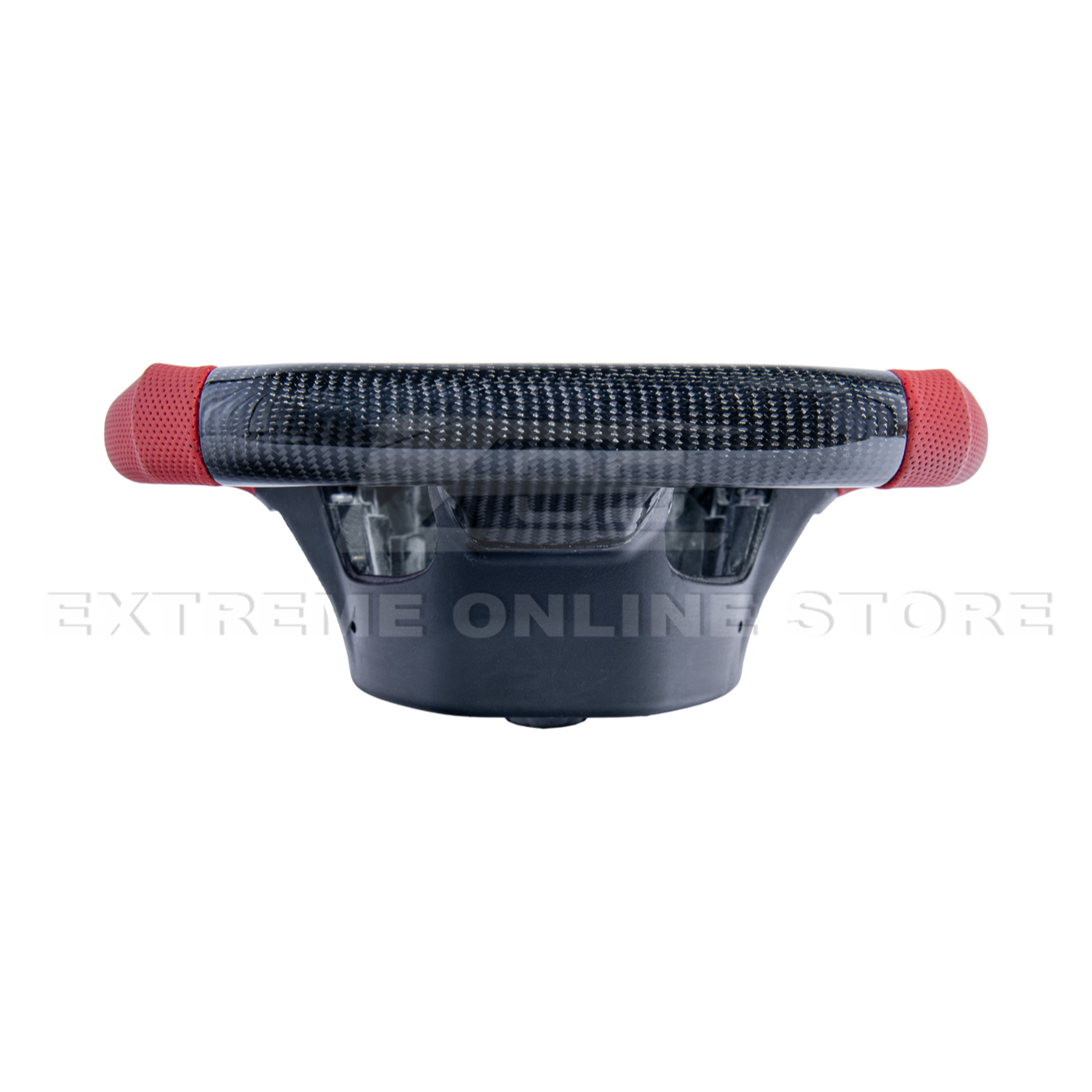 Chevrolet Corvette C7 Red Leather Red Stitching Carbon Fiber Steering Wheel