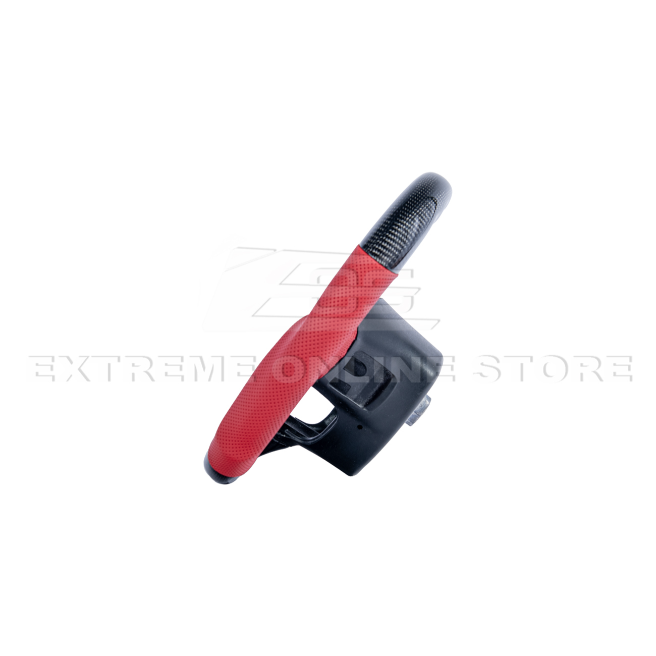 Chevrolet Corvette C7 Red Leather Red Stitching Carbon Fiber Steering Wheel