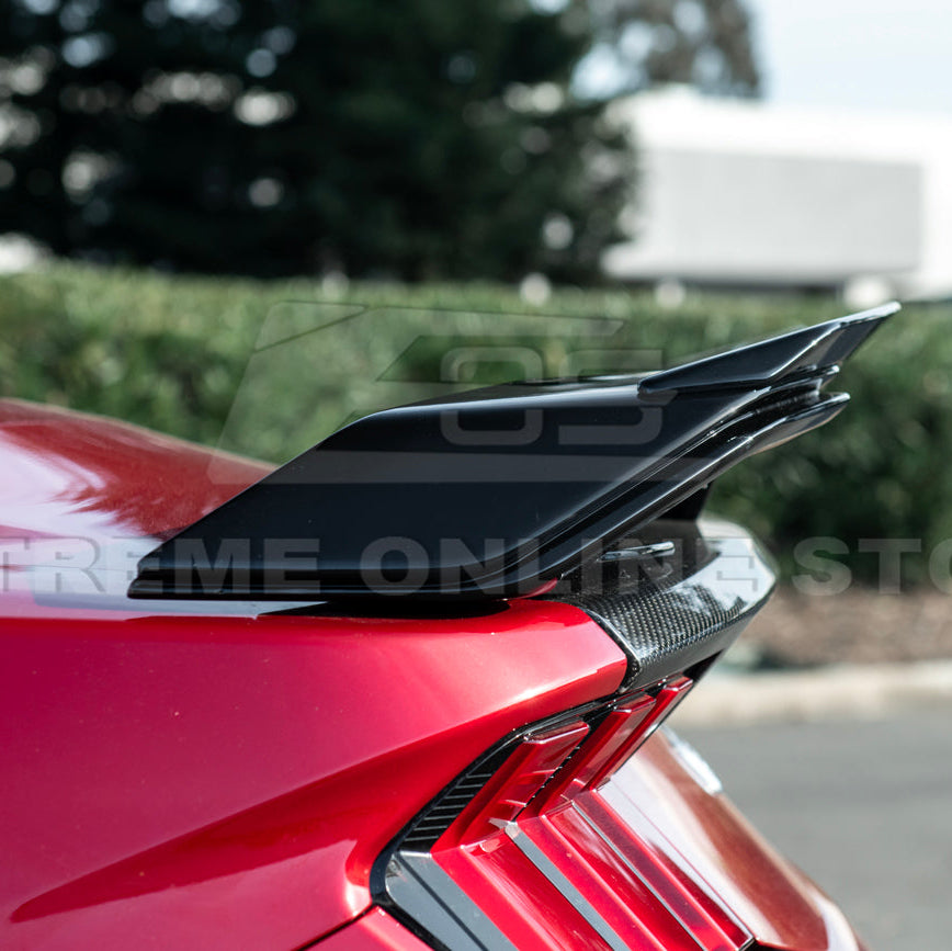 2024-Up Ford Mustang Dark Horse Rear Trunk Wing Gurney Flap Spoiler