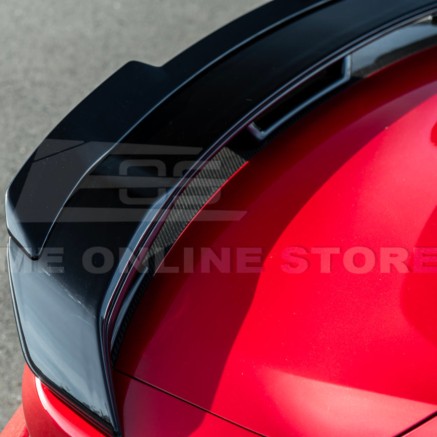 2024-Up Ford Mustang Dark Horse Rear Trunk Wing Gurney Flap Spoiler