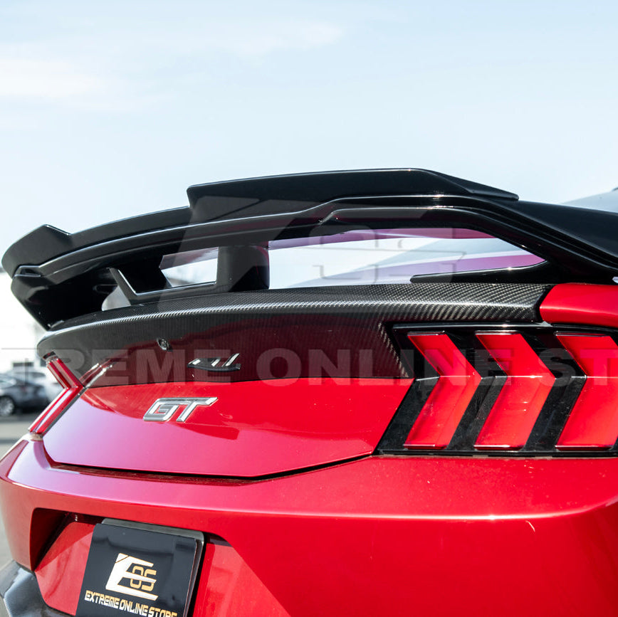 2024-Up Ford Mustang Dark Horse Rear Trunk Wing Gurney Flap Spoiler
