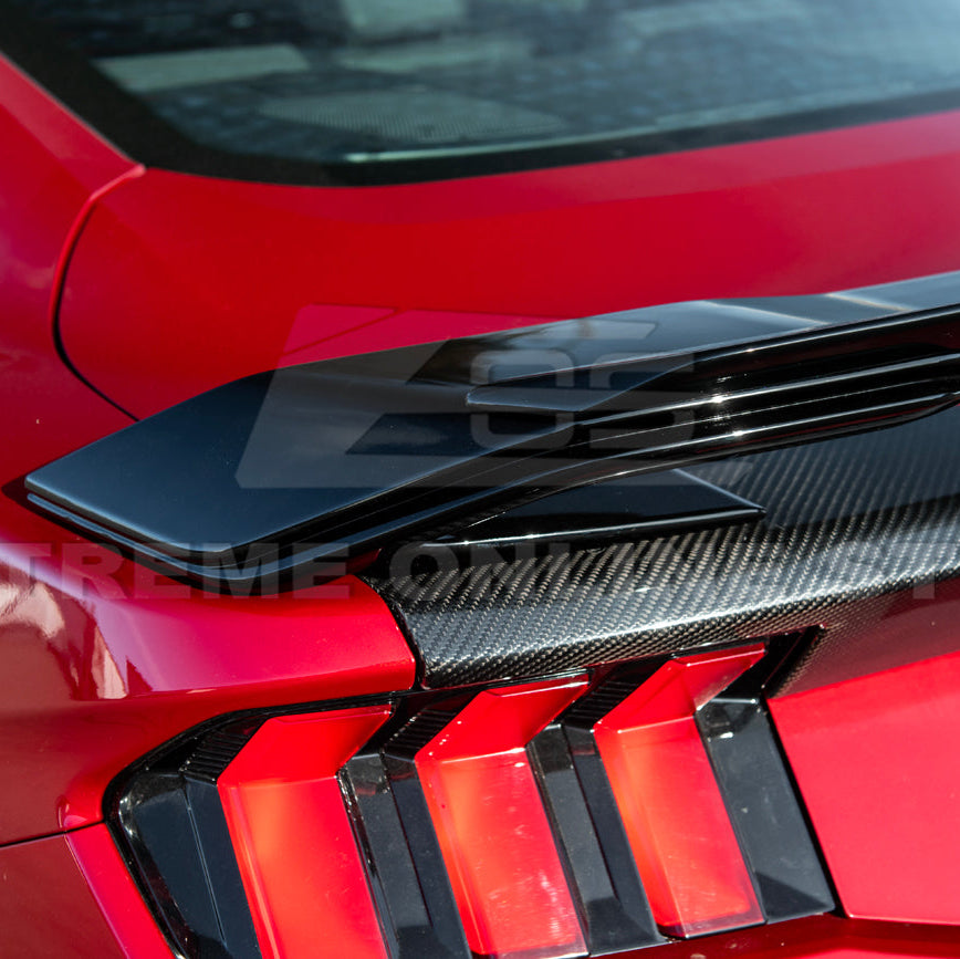 2024-Up Ford Mustang Dark Horse Rear Trunk Wing Gurney Flap Spoiler