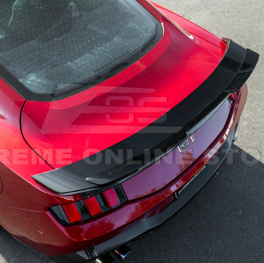 2024-Up Ford Mustang Dark Horse Rear Trunk Wing Gurney Flap Spoiler