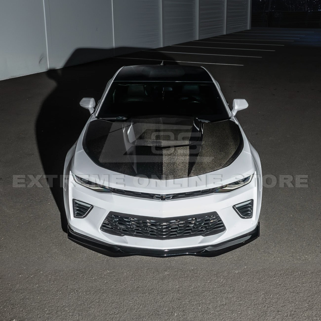 2016-Up Camaro SS | T6 Style Front Lip Splitter w/ Side End Cap