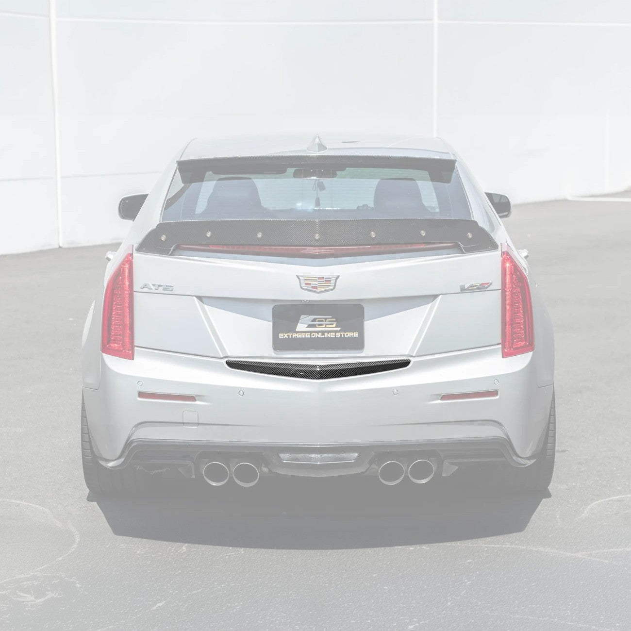 2013-18 Cadillac ATS ATS-V Sedan DRY CARBON FIBER Rear Trunk Applique Insert Trim
