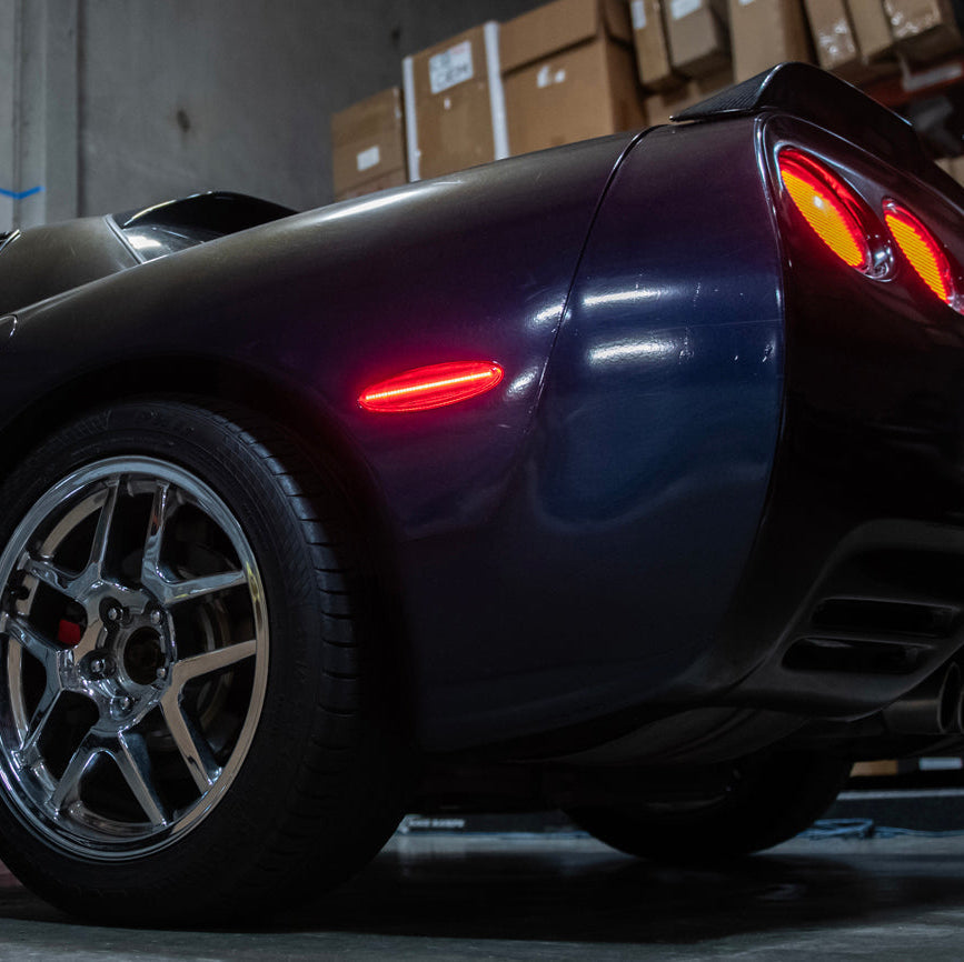 Corvette C5 | Rear Bumper Red LED Side Marker Lights