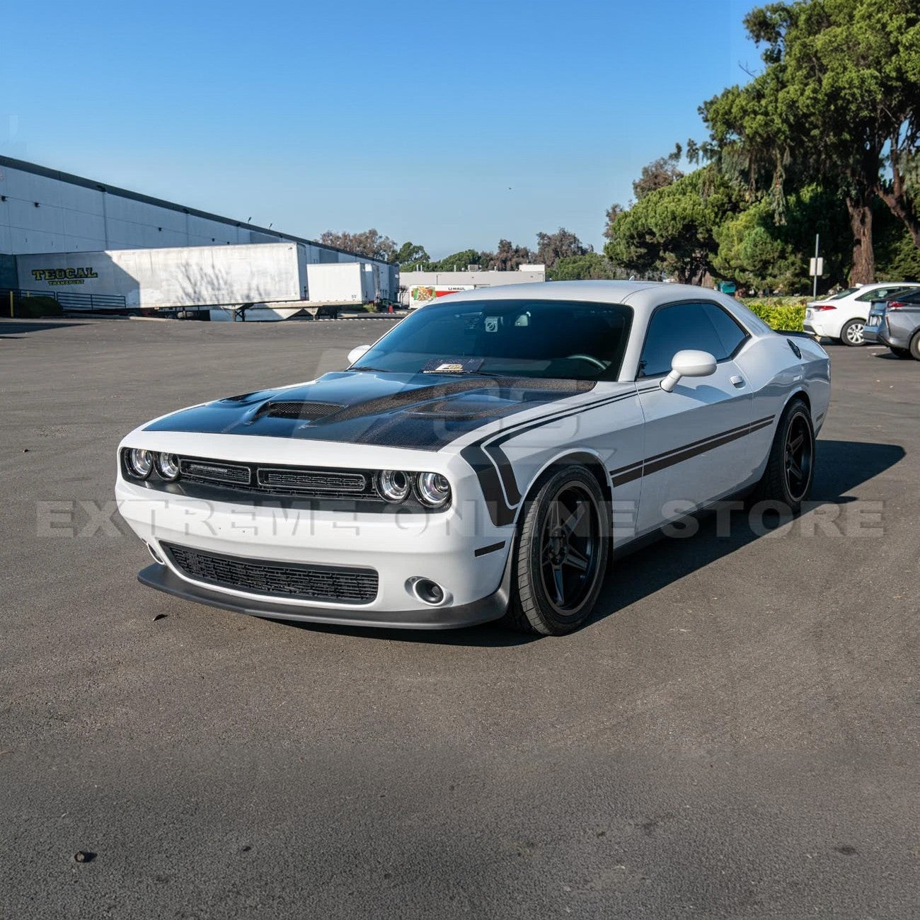 2015-23 Dodge Challenger Headlight Cover w/ Front Grille Insert