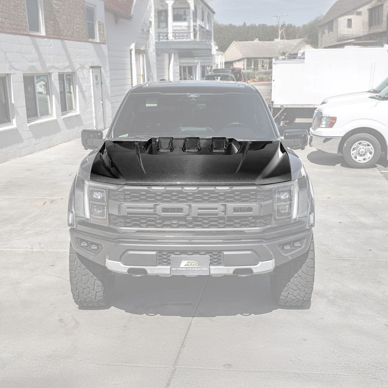 2021-Up F-150 Raptor Carbon Fiber Hood Cover