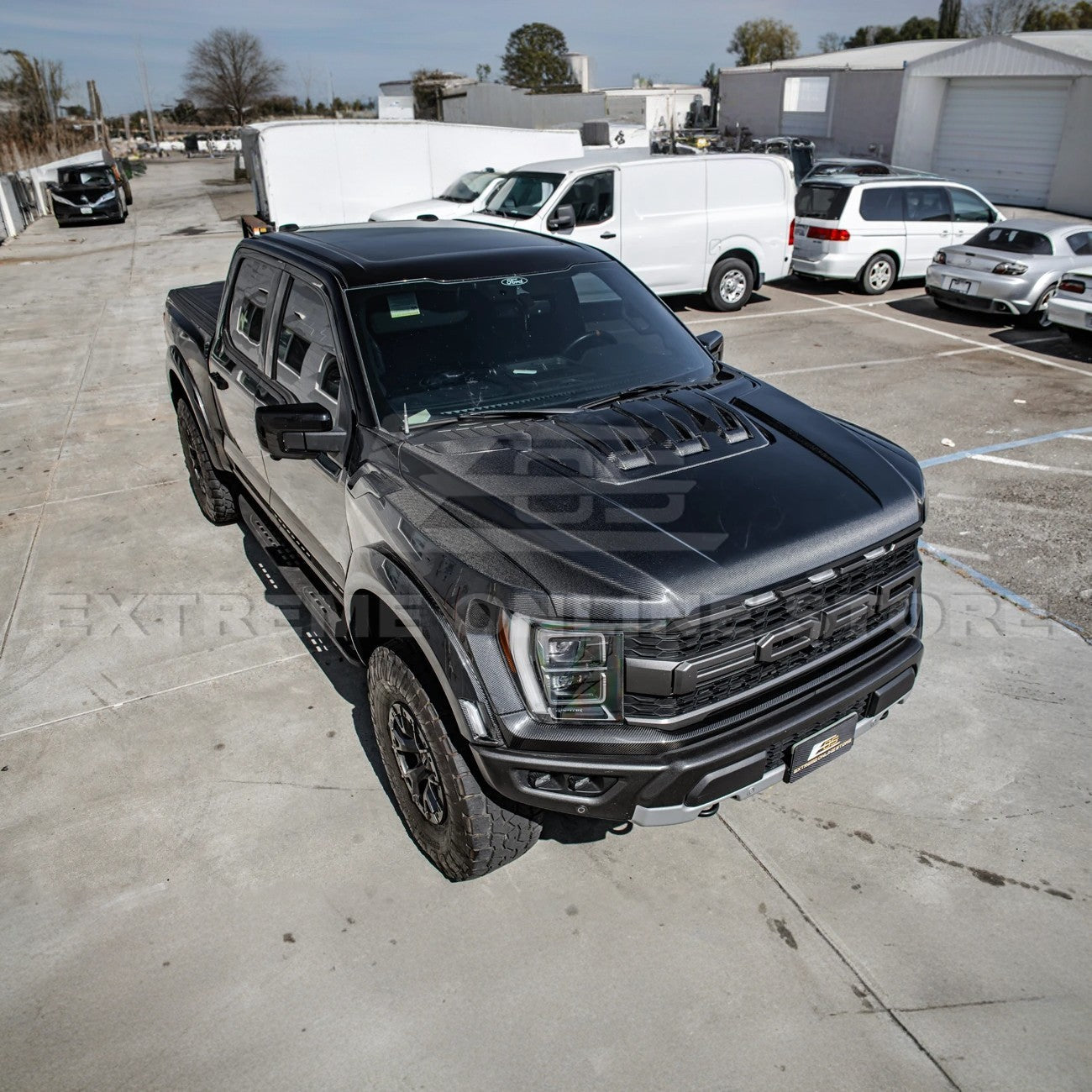 2021-Up F-150 Raptor Carbon Fiber Hood Cover