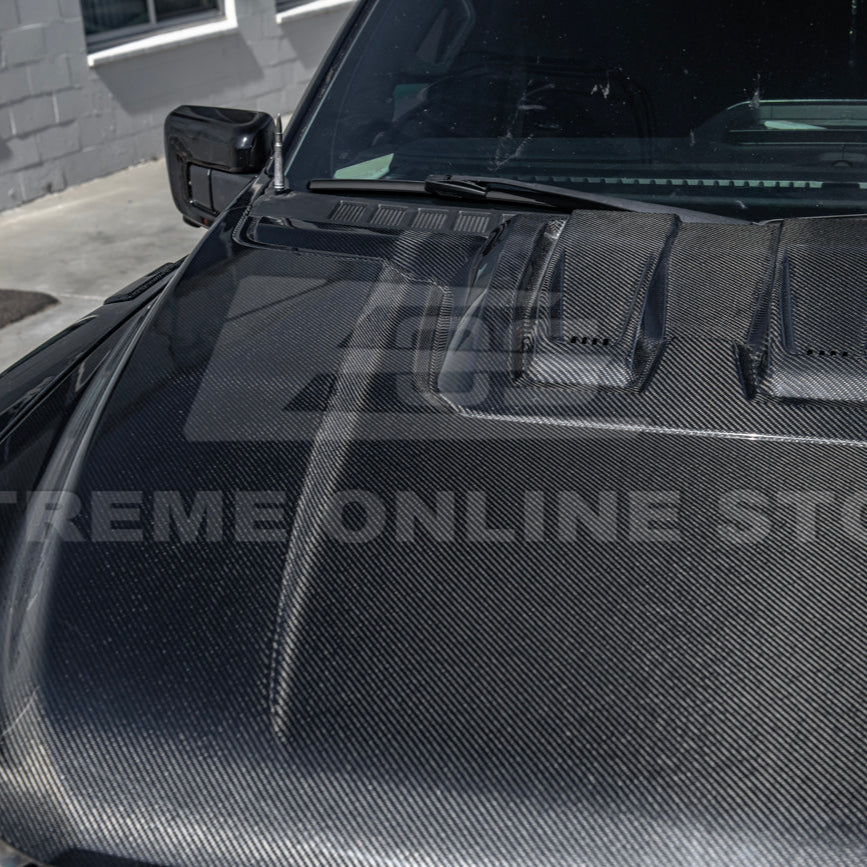 2021-Up F-150 Raptor Carbon Fiber Hood Cover
