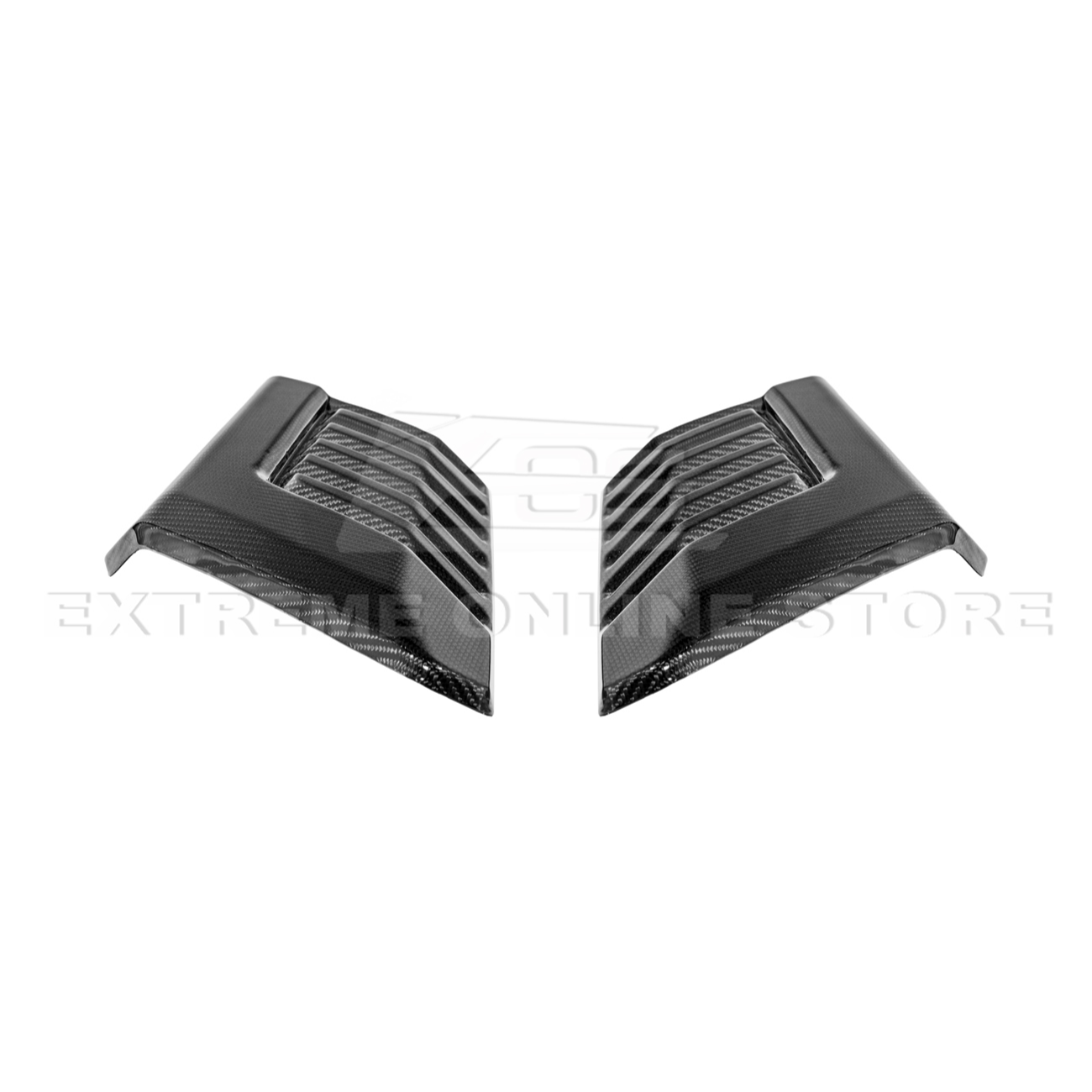 2022-Up Toyota Tundra | TRD Pro Style CARBON FIBER Front Hood Side Vent Cover