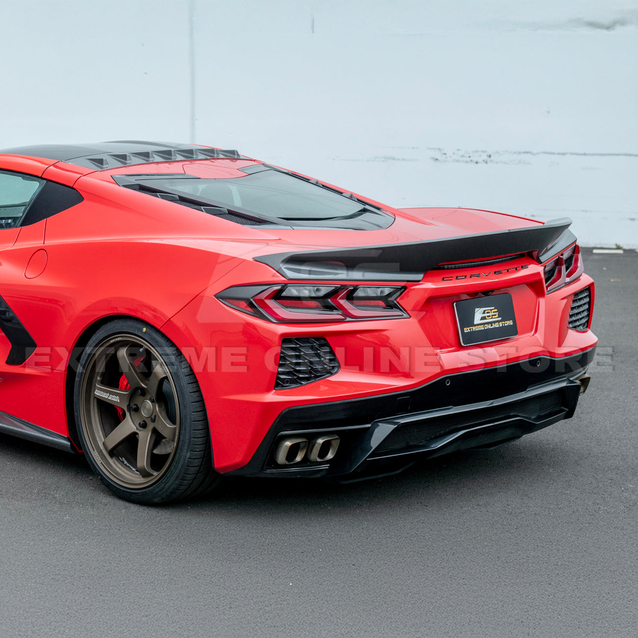 Ducktail Corvette C8 Stingray Rear Spoiler